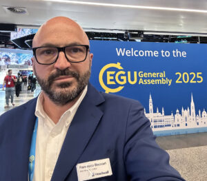 Francesco Beccari, EMEA Sales Manager for Headwall Remote Sensing at EGU 2025